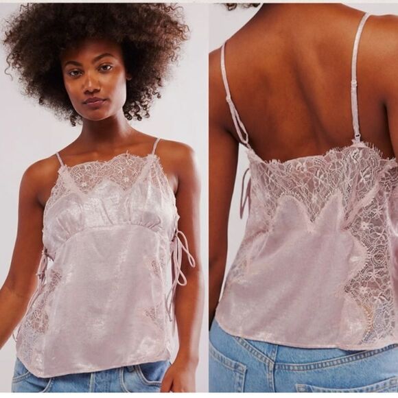 NWOT FP Intimately Shimmer on Cami Large - Picture 1 of 9